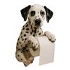 Lindo Soporte para Papel Higiénico de Perro Montaje en Pared Resina Perro Organizador de Papel en Rollo Baño Cocina Dispensador de Papel Toalla Decoración