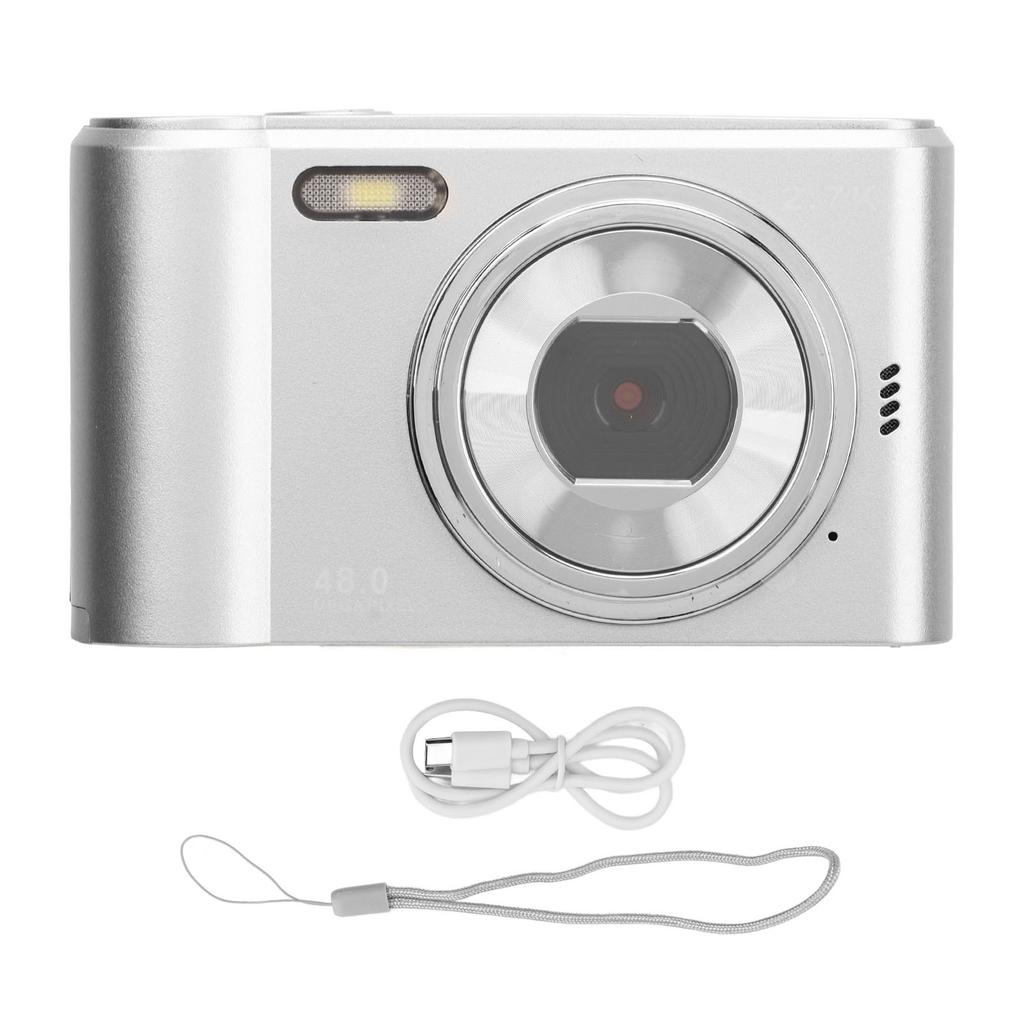 Digital Camera 48MP 2.7k 8x Zoom HD Auto Focus Stylish Cute Camera for Teens Students Boys Girls Seniors Gift