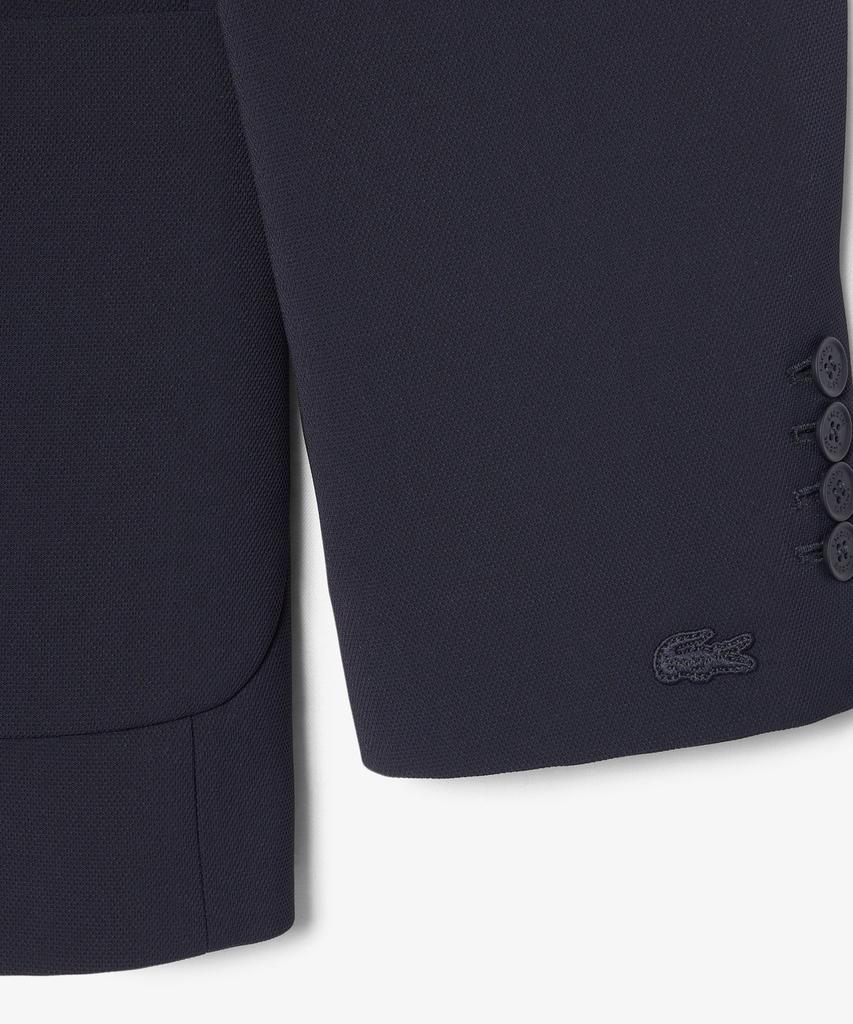 LACOSTE Women'S Relax Fit Iconic Fluid Pique Blazer Vf8502-56G Hde