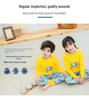 Children's Pure Cotton Pajamas - Autumn/Winter Thermal Set for Boys & Girls, Long Johns & Top, Warm Base Layer for Small & Medium Kids