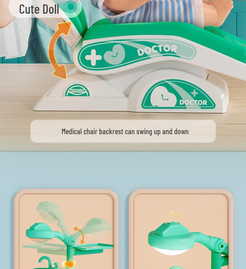 Kids' Doctor Dentist Role Play Set for Boys & Girls – Simulation Injections & Visits