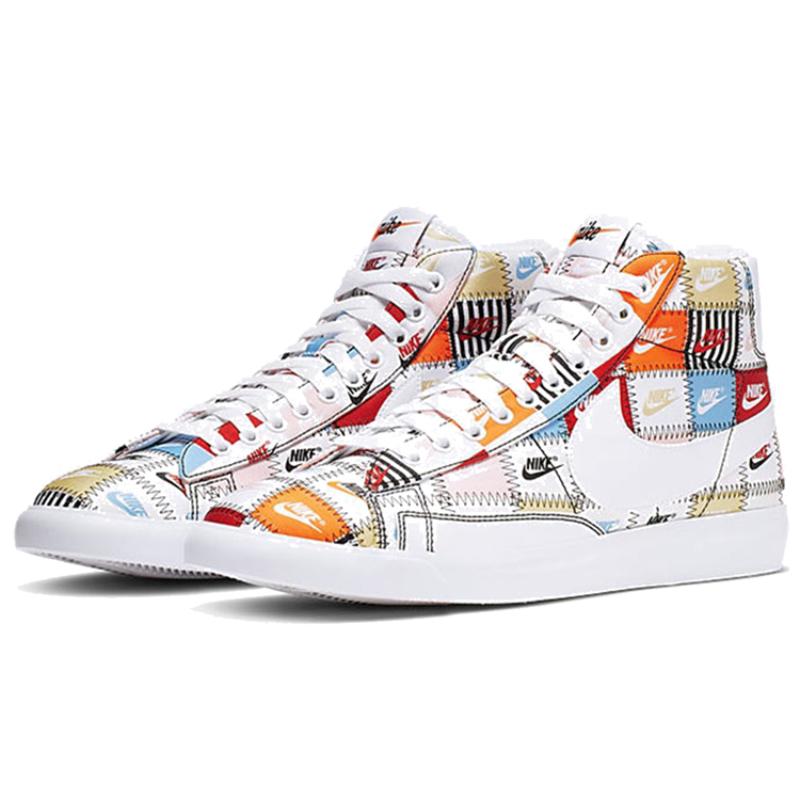 Nike Blazer Mid Patchwork Sneakers Skateboard Shoes CI9887-100