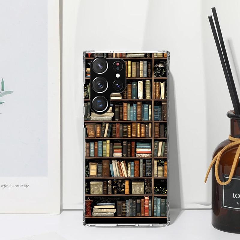 

Read Books illustration Reading Phone Case For Samsung Galaxy S26 S25 Edge S24 FE S23 S22 Ultra S21 Plus S20 + Art Fundas Back C Samsung S25 Plus
