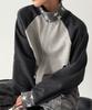 The Green Lab Star Raglan Zip-Up [Melange Gray]