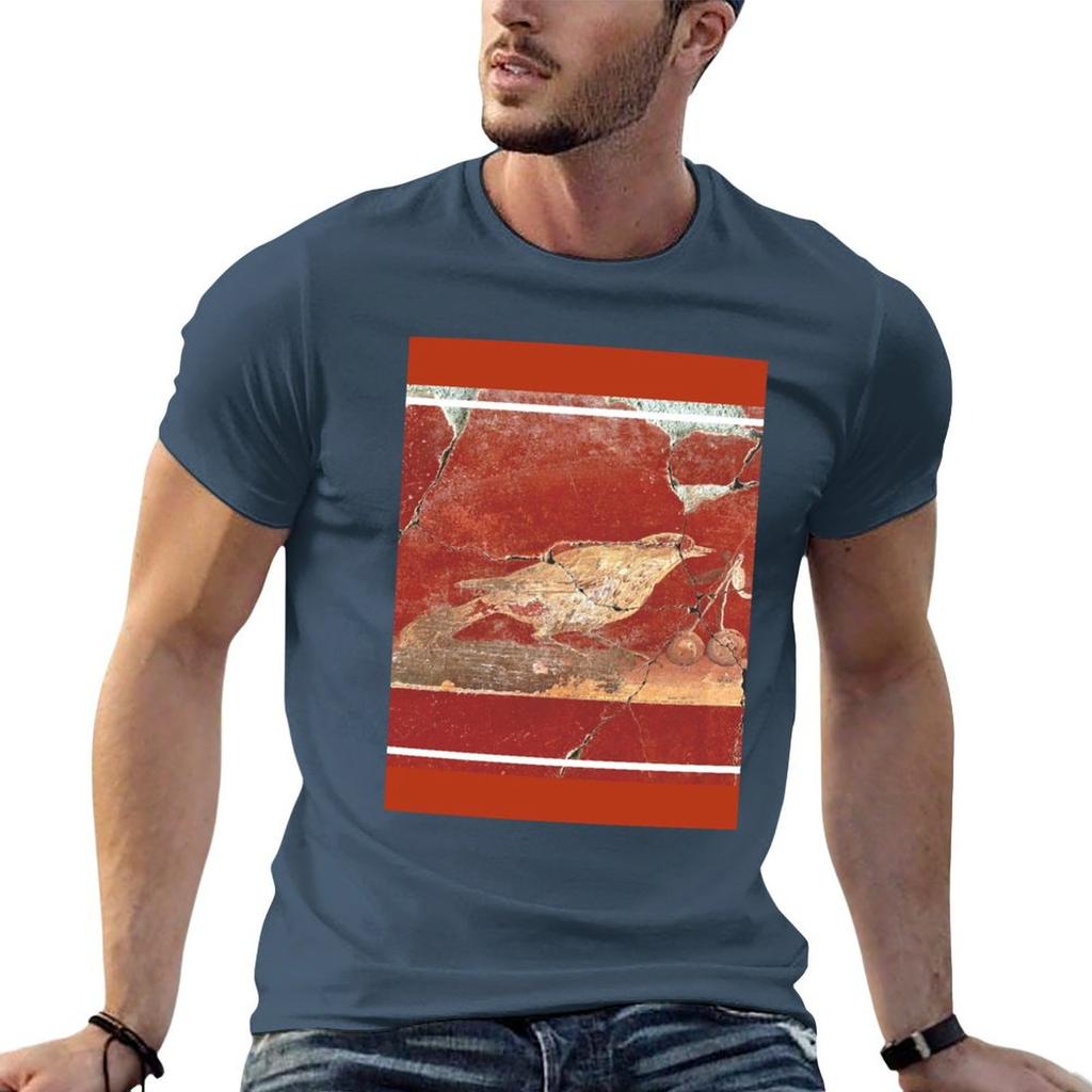 Pompeiian Bird Cherries Graphic Tshirt Cotton T Shirt Pack Cotton T Shirts High Quality Tshirt