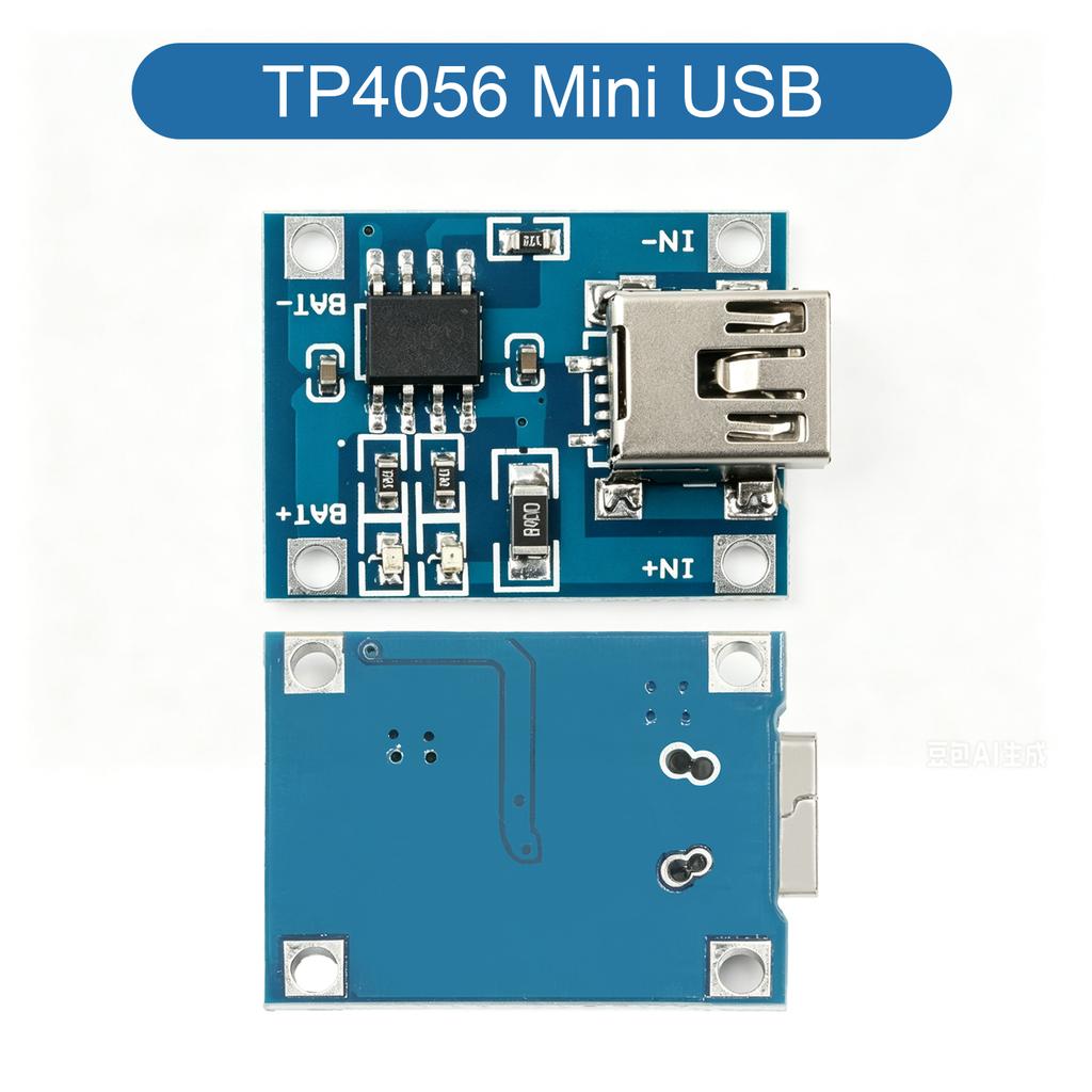 1/2/5Pcs TP4056 5V 1A Li-ion Battery Charger Module Mini USB Type-C Micro USB 18650 Board with Protection Dual Functions