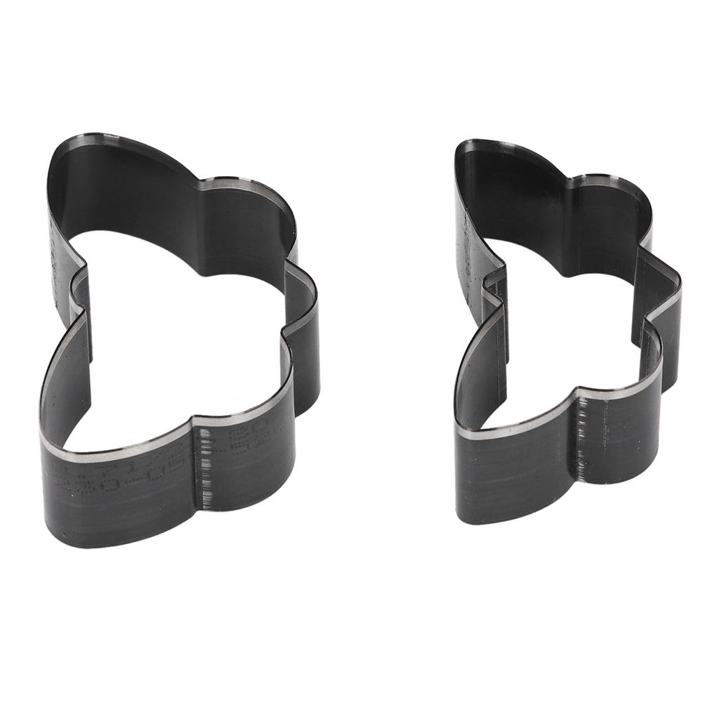 2 Pcs Butterfly Leather Cutting Die Alloy Steel Leather EVA Fabric Paper Rubber Silicone Die Cutter