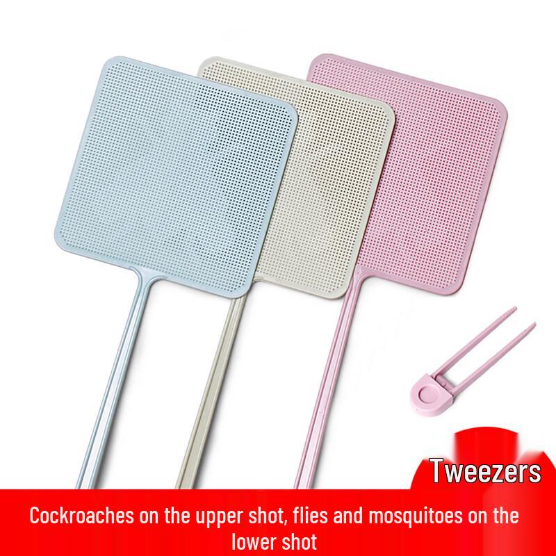 Churong Long Handle Plastic Fly Swatter (2-Pack)