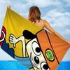 Classic Game P-Parappa T-The R-Rapper Microfiber Printed Beach Towel Mountain Climbing Yoga Beach Swimming Running Absorbent