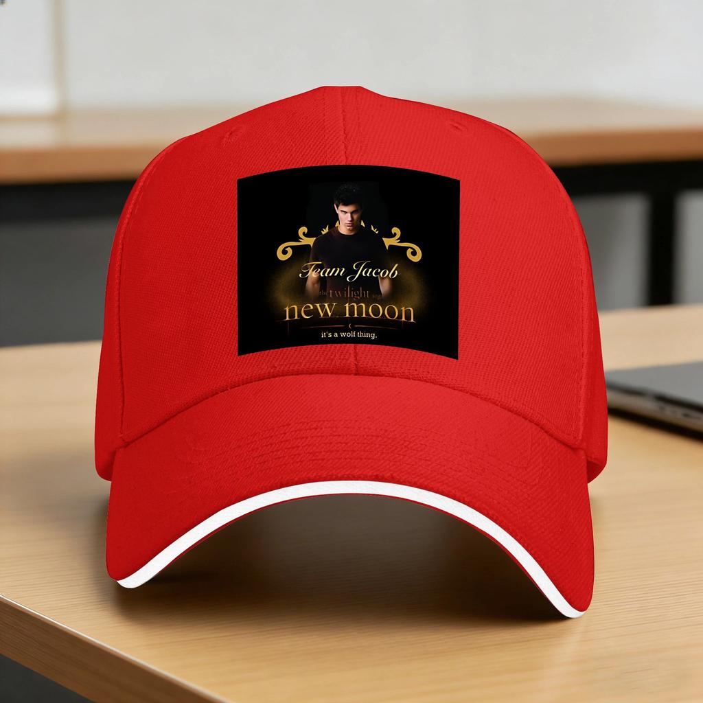 Twilight Jacob Black Sun Baseball Cap Summer Female Male Custom Diy Trucker Hat Sunscreen Casual Outdoor Gym Baseball Caps