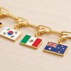 Country Flag Charms 10 Mm Pendant Necklace Bracelet Keychain Bagchain Stainless Steel Jewelry A Commemorative Gift For A Friend