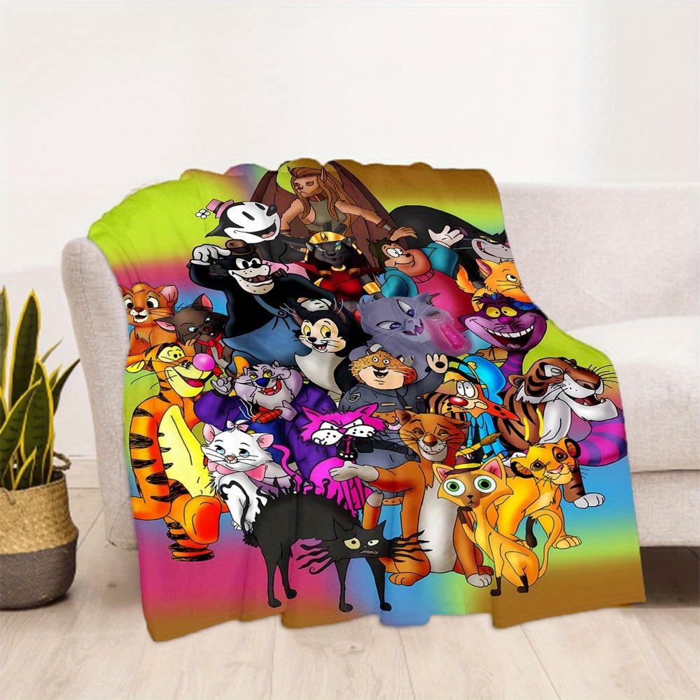 1pc, Marie and friends Blanket Soft Throw for Home Decor, Gift Idea for Family and Friend, Living Room, Travel, Camping