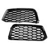 2PCS Front Bumper Cover Grill Grille Bezel Insert Fit Q5 2018-2022 Mesh