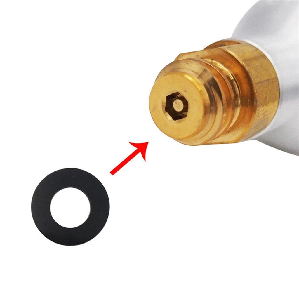 Set med 5 O-ringar Sodamaskins cylinderbyte Kolsyreapparater Packningar Ringar Silikonmaterial för Sodavattenmaskiner