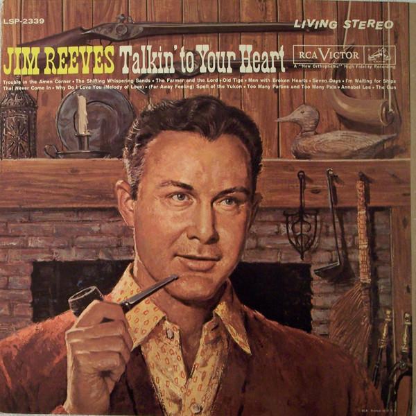 

LP Record JIM REEVES Talkin To Your Heart LSP2339 RCA VICTO 1961 US Pop Used