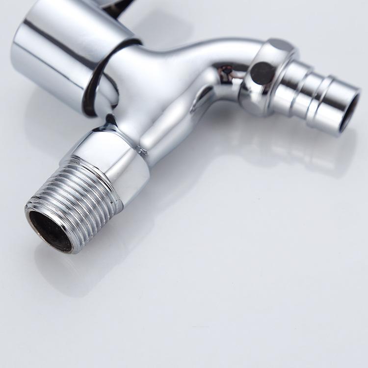 Washing Machine Faucet with Pointed Tip, Single Cold Quick Start Faucet DN15 20mm Interface, Washing Machine Faucet
