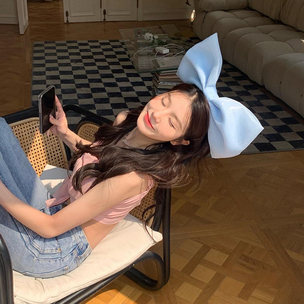 Übergroßes Schleifen-Haarband Schleifenknoten-förmiges Stirnband Atmungsaktive Gaze-Stirnbänder Modischer Haarschmuck Ornament