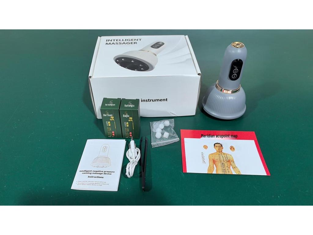 Wireless Heating Slimming Belly Massager with Full Body Vibration and Meridian Dredging Electric Brush