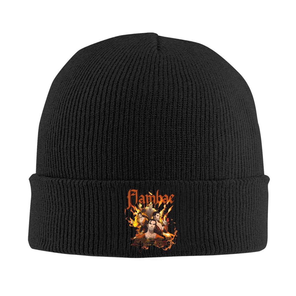 Female Male Dispatch Game Beanie Hats Pink Flag Fashion Knit Hat Spring Gym Caps Design Warm Bonnet Hats