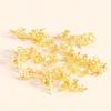 20pcs Metal Cuff Clips Hair Braid Tubes Gold and Silver Braids Hair Beads  for Women Girls