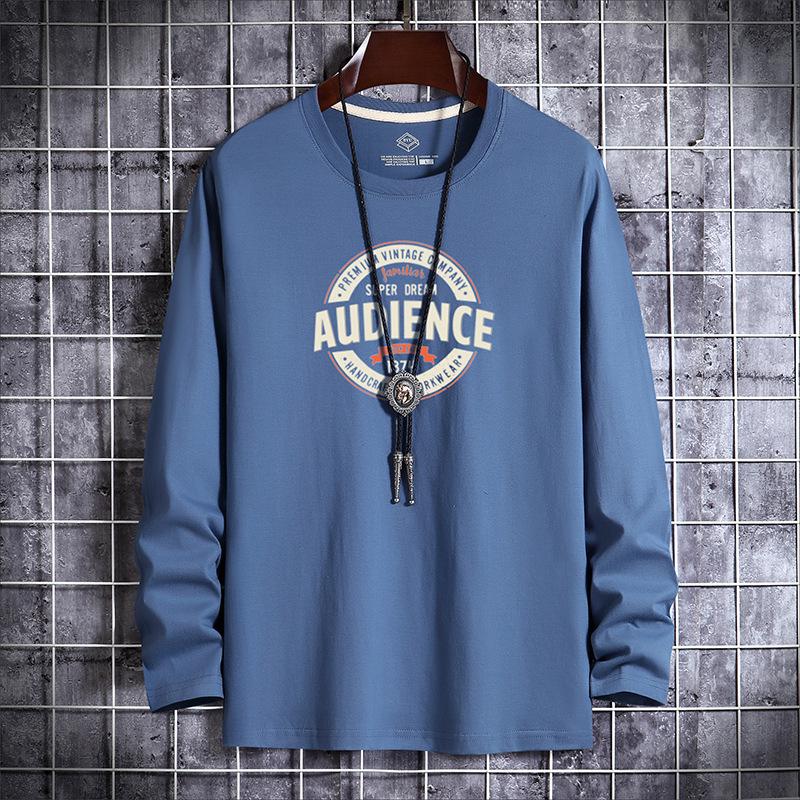 

Men s Long Sleeve Autumn Round Neck Casual Printed T-Shirt Small