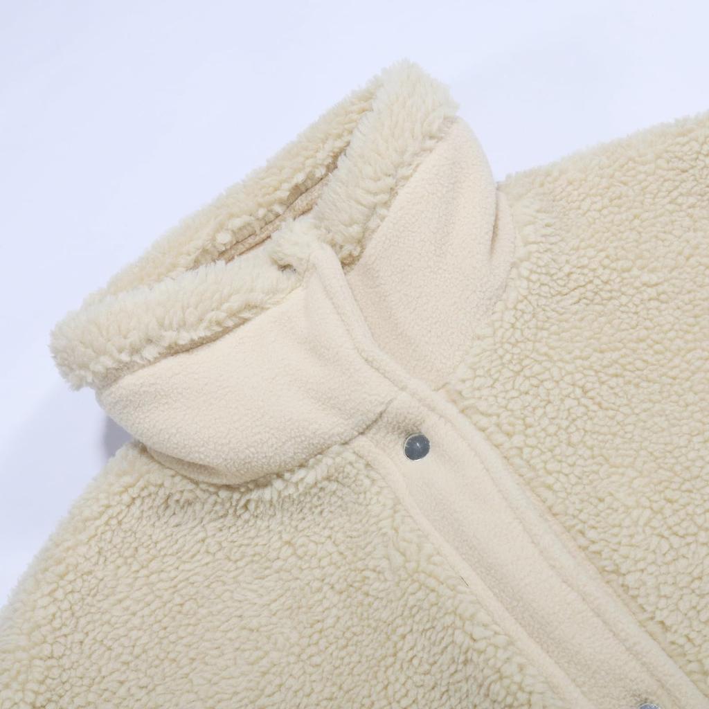 Damen Modische Fleeceweste Übergroße Ärmellose Shearlingjacke Warme Knopfleiste Weste Oberbekleidung