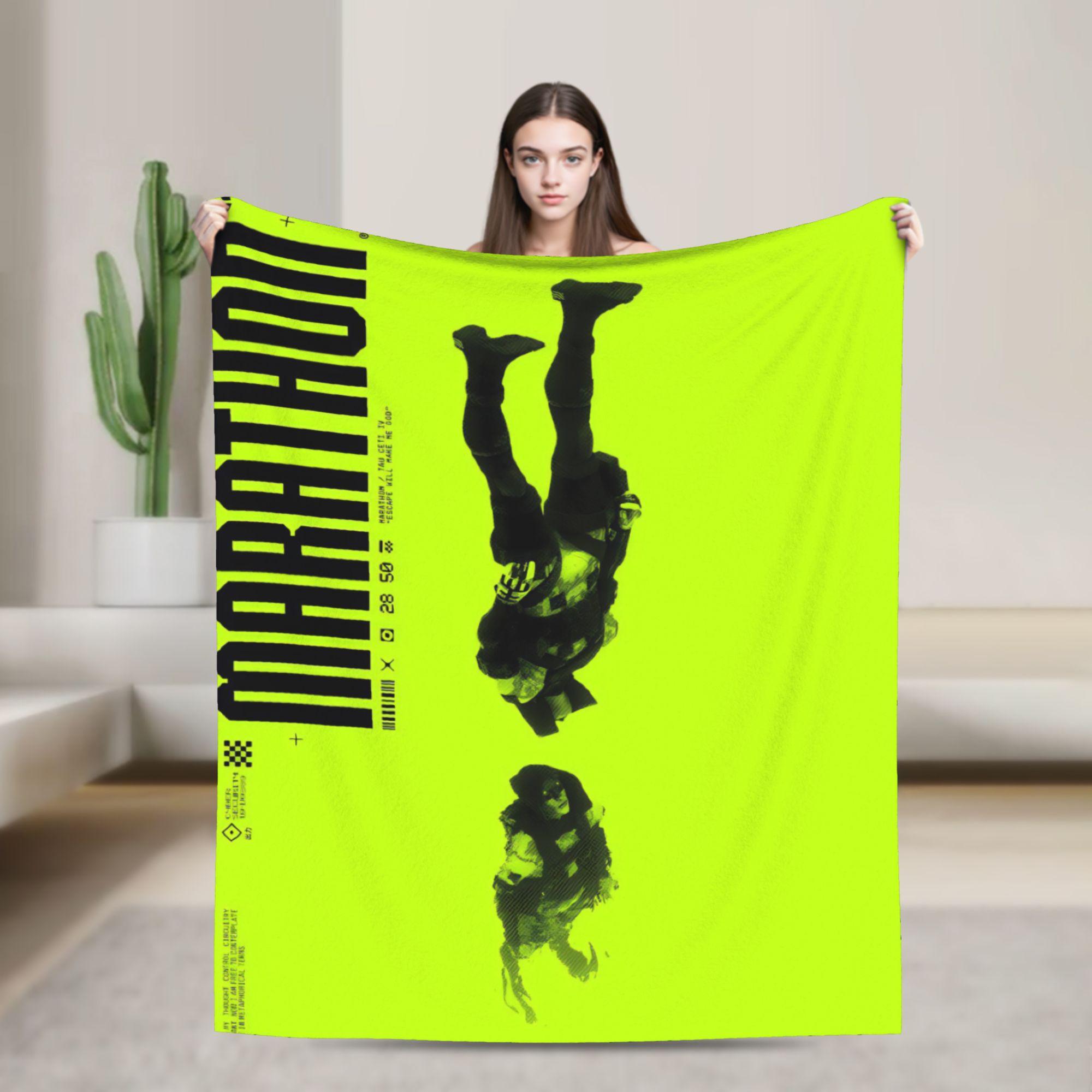 

Game Marathon Throw Blanket for Couch Soft Cozy Plush Blanket 50x60 Inch Multi-size Bedspreads for All Seasons 100x150cm
