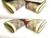 Authentic GUCCI GG Ophidia White Leather Web Strip Continental Wallet #b142  Open box