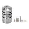 Archery Bow Stabilizer Weight Kit Detachable Aluminum Alloy Counterweight Kit for Recurve Bow and Compound Bow Silver