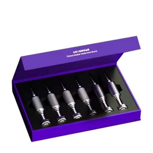 MECHANIC 6-in-1 Mechanic IShell MAX High-Hardness Precision Screwdriver with Plum Blossom Cross Design for iPhone, Internal Disassembly Tool, Precisio