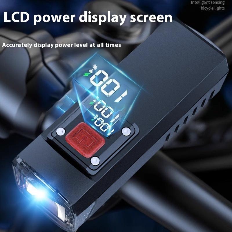 Bicycle Headlight Usb Rechargeable Cycling Safety Front Lamp Waterproof High Brightness Bike Flashlight For Night Riding Lamp