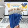 Painting 50PC Nylon Flat Brush Line Watercolor Acrylic Digital Oil Hook Pen