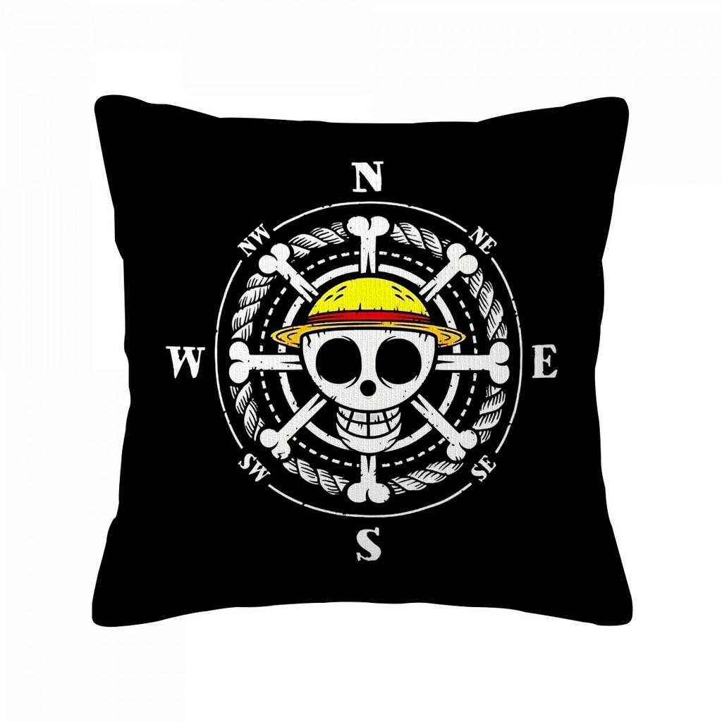 Federa Cuscino Monkey D Luffy One Piece Esclusiva per Fan Anime Edizione Limitata Decorazione a Tema Tesoro per Camera da Letto Stanza del Dormitorio