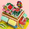 Large Foam 3d Puzzle Card For Kids Diy Handmade Assembly Rainbow Castle Educational Jigsaw