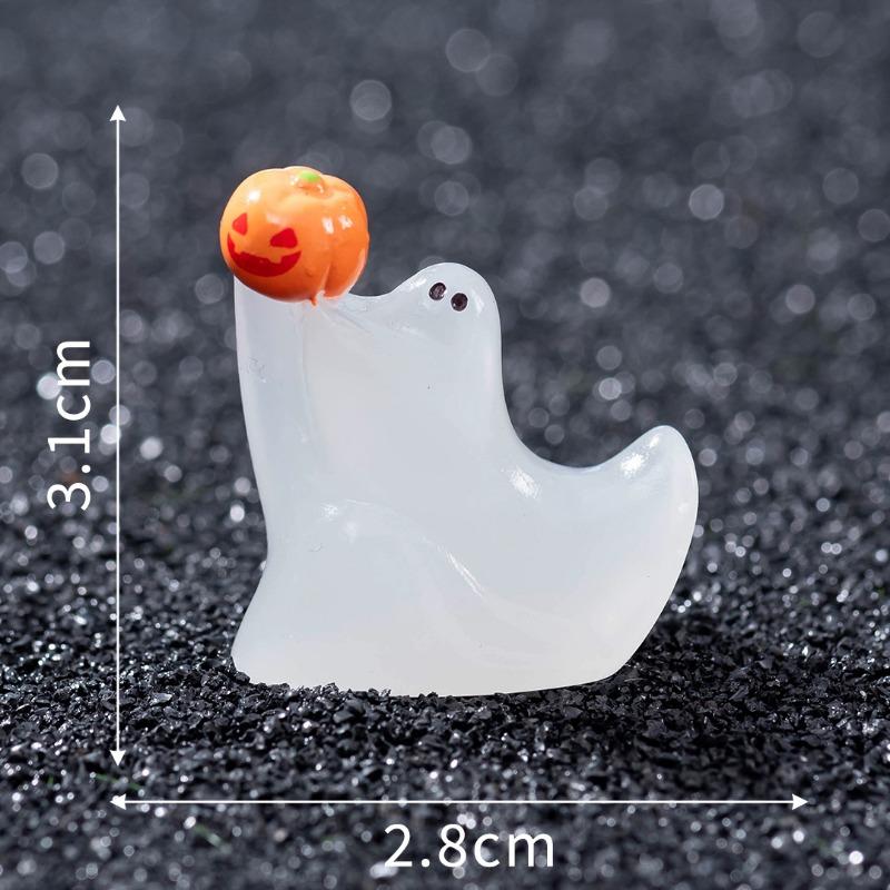 

New Luminous Smart Ghost Hugging Pumpkin White Ghost Creative Halloween Ghost Scene Party Decoration Ornament Luminous Smart Ghost