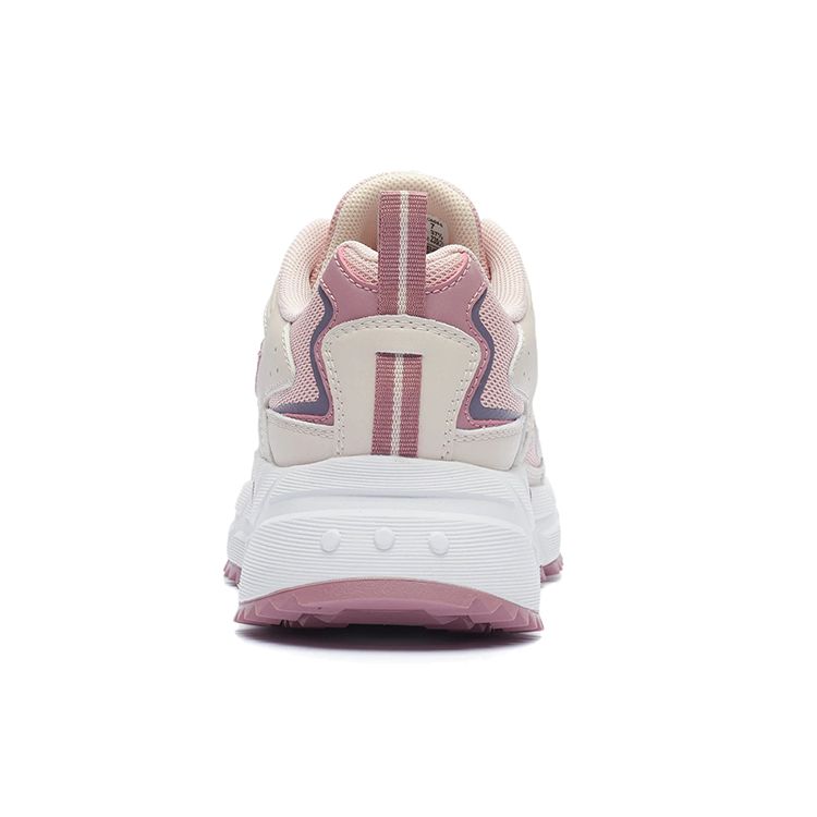 Li-Ning Warm And Non-Slip Low-Top Skate Shoes Women Sneakers Light-Gray Pink ARLQ004-6
