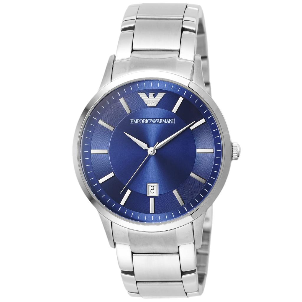 Emporio Armani AR2477 Classic Blue Quartz 43mm Watch EMPORIO ARMANI Men's