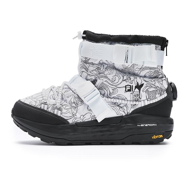 

Fila James Jean X Boa Explorer 2 Прочные Модные Короткие Уличные Ботинки Женские ботинки Белый Черный A12W441207FWT 39