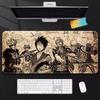 One Piece Leather Mouse Pad Oversized Peripherals Two-dimensional Anime  Monkey D. Luffy Roronoa Zoro  Boys Computer E-sports Game Keyboard Table Mat