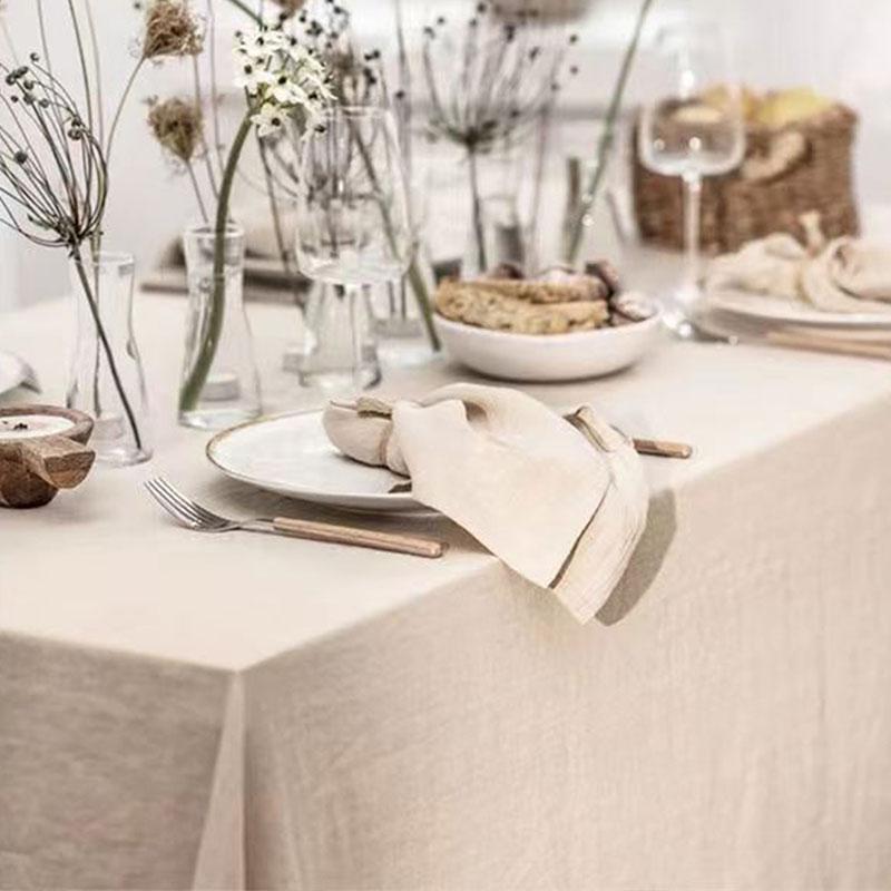 Tovaglie per la casa, Feste di matrimonio, Decorazioni per la tavola da pranzo delle feste, Tovaglie da cucina, Tovaglie con morbida texture plissettata