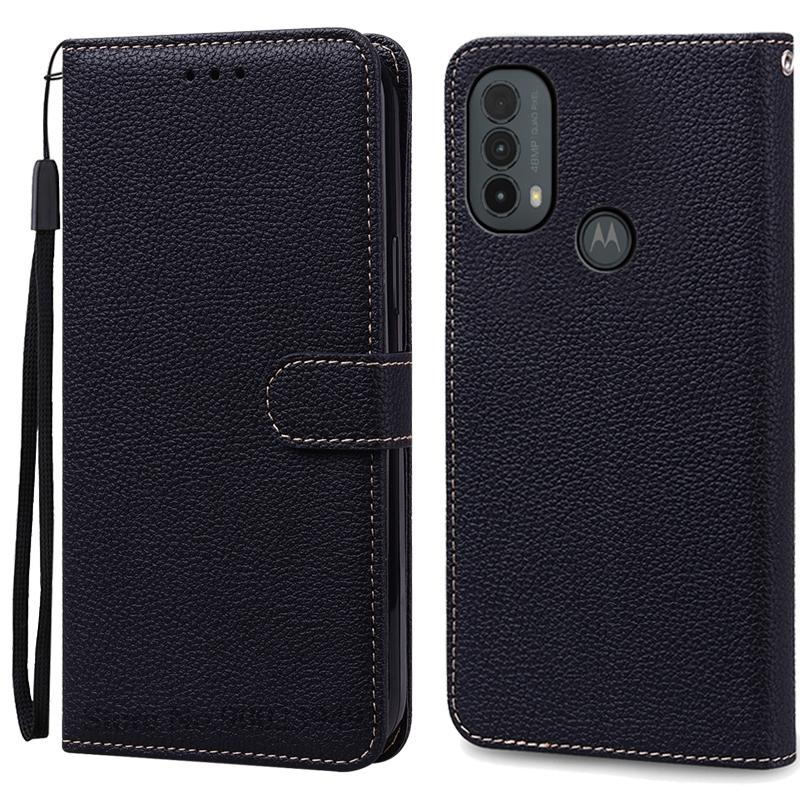E20 E30 E40 Pouzdro Pro Motorola E20 Pouzdro Peněženka Kožený Vyklápěcí Kryt Pro Motorola Moto E40 E30 E20 Pouzdro Vyklápěcí Knižní Kryt Fundas