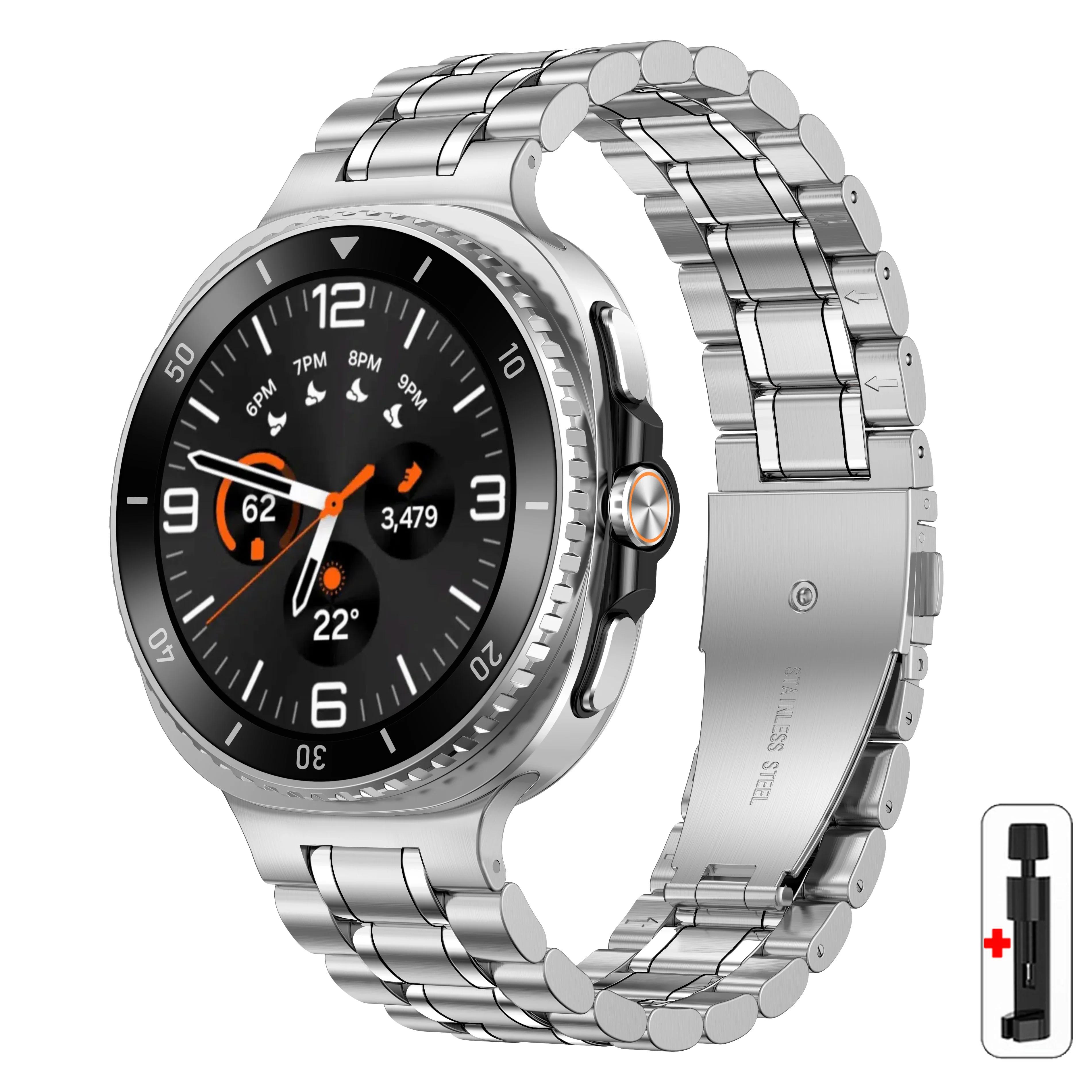 

Metal Straps for Samsung Galaxy watch 8/8 classic 40mm 44mm 46mm Stainless steel Wrist Link bracelet correa Galaxy watch 8 Bands Watch 8 Classic 46MM