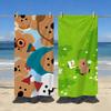 Cartoon Quokka Brand D-dinotaeng-S Towel Sports Quick Dry Travel Camping Gear Sandproof Soft Light Large Beach Towel