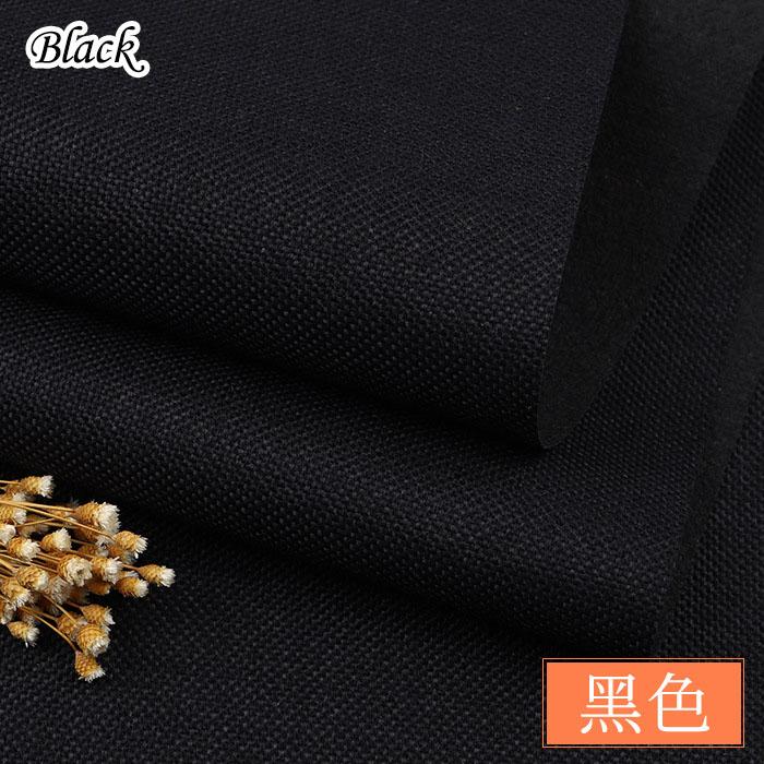 Dustproof Cloth Canvas Sofa Background Cloth Linen Cloth Fabric 100cm*150cm Cotton Linen Thickened Solid Color Fabric