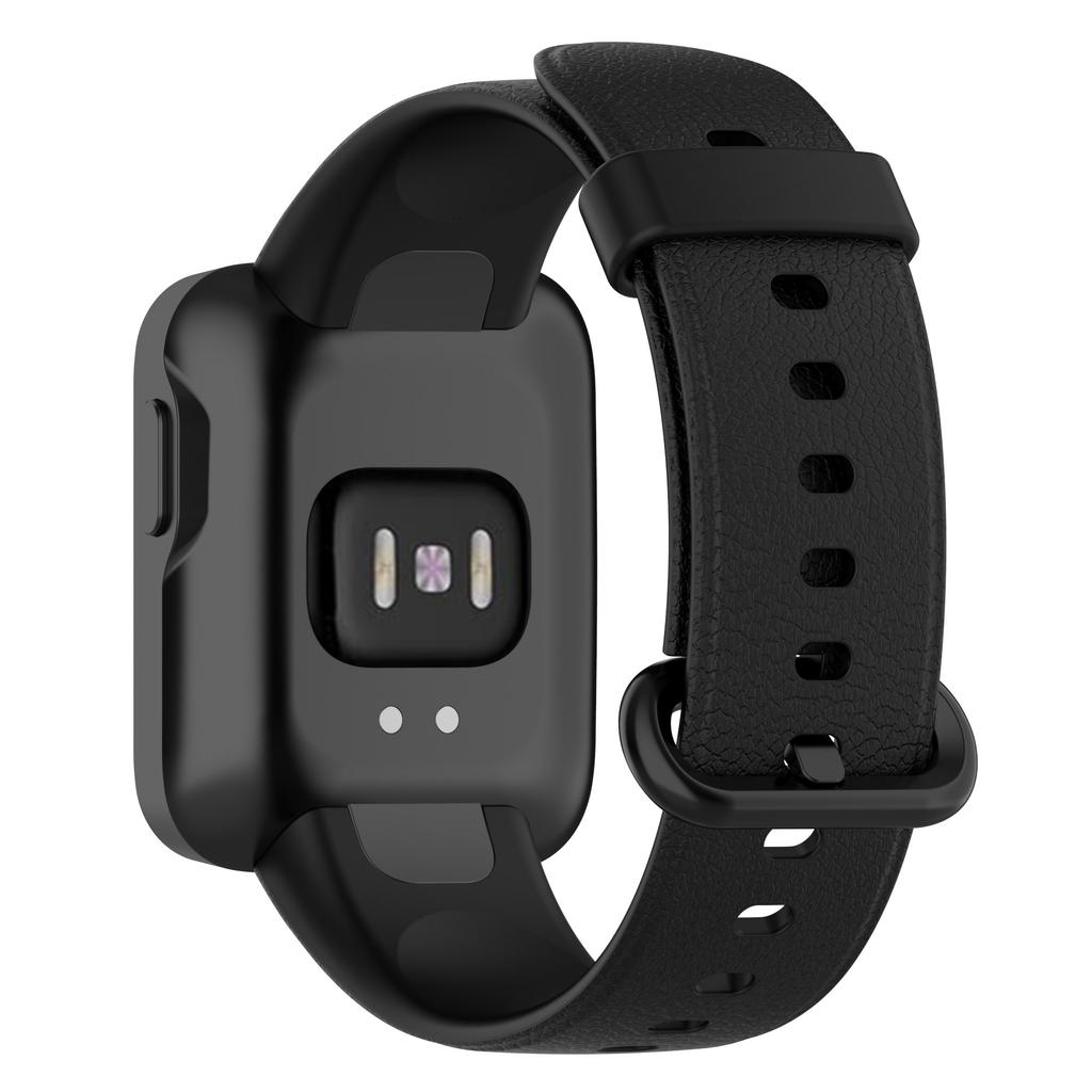 For Xiaomi Redmi Watch Soft Silicone Watch Band Litchi Texture Replacement Wristband Strap Accessories