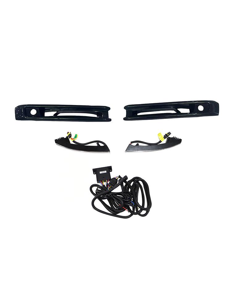 Front Bumper Fog Lights Frame Fit Mercedes G-Class W464 W463A G63 2019+