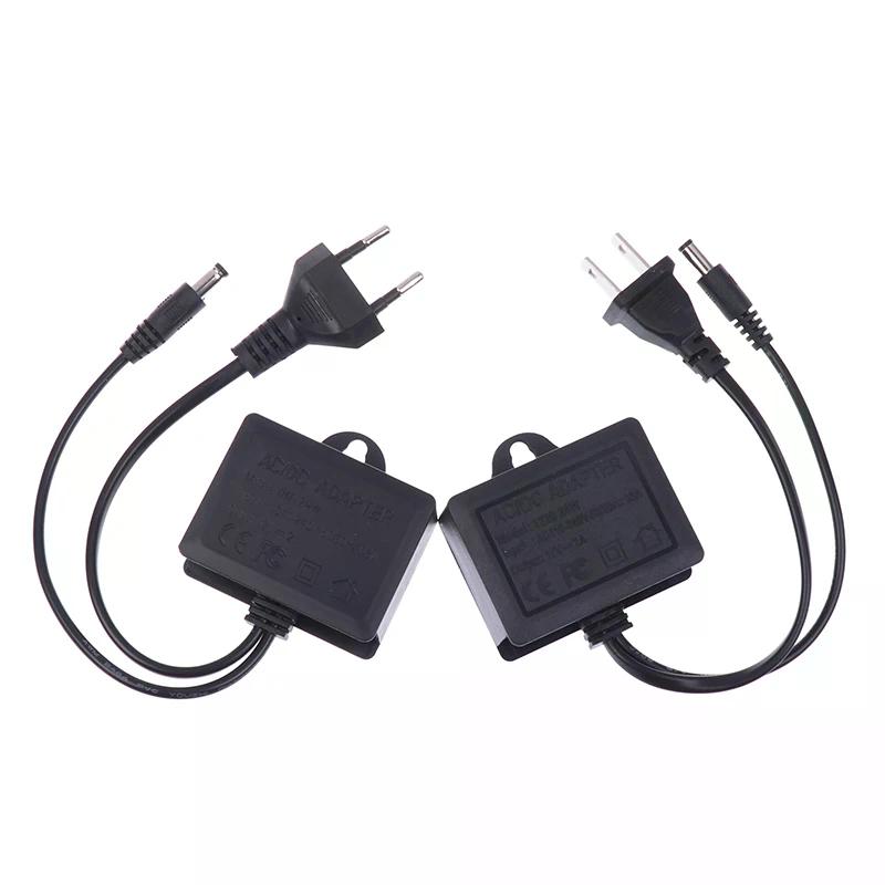 12v 2a Waterproof Ip66 for Camera Power Ac Outdoor 100v-240v Converter Adapter Dc 2000ma Led Supply Eu Us Plug