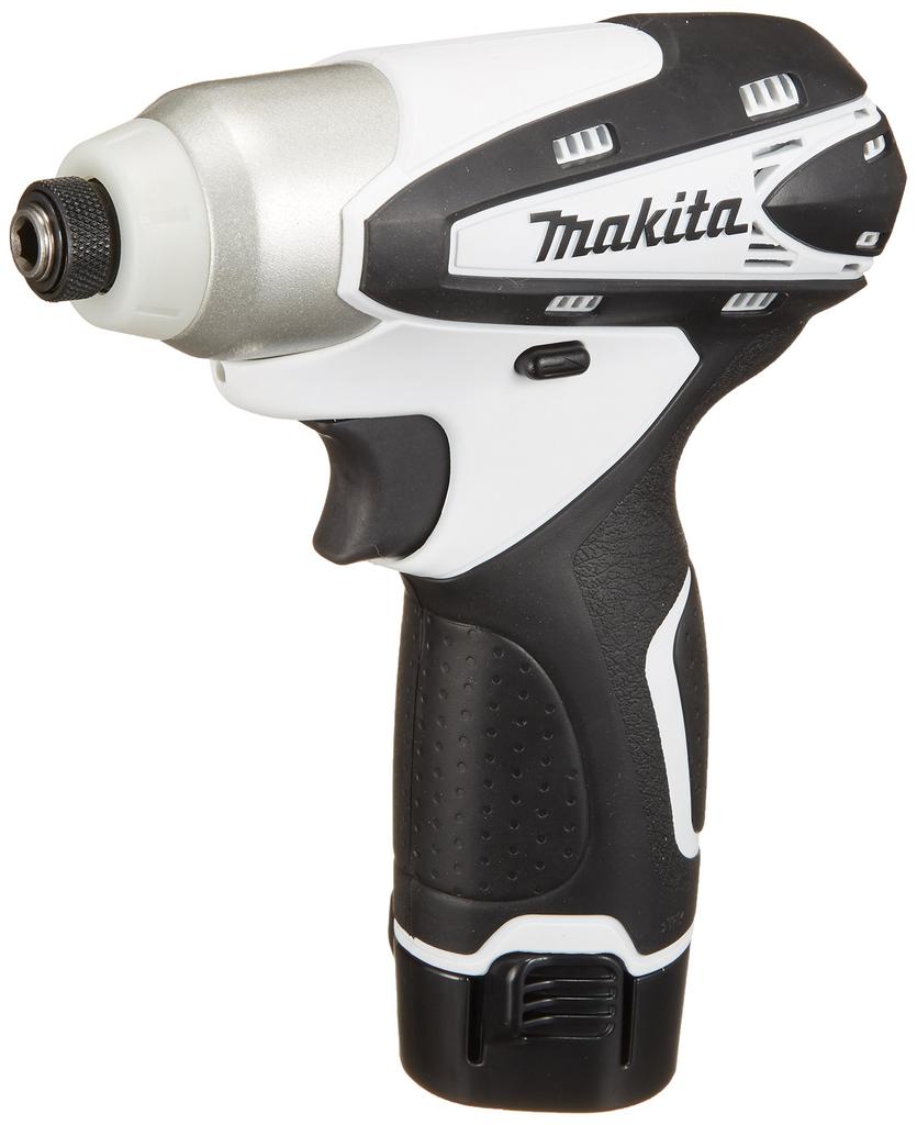 Makita Rechargeable Impact TD090DWXW Driver, 10.8V 1.3Ah, White, 2-Pack,