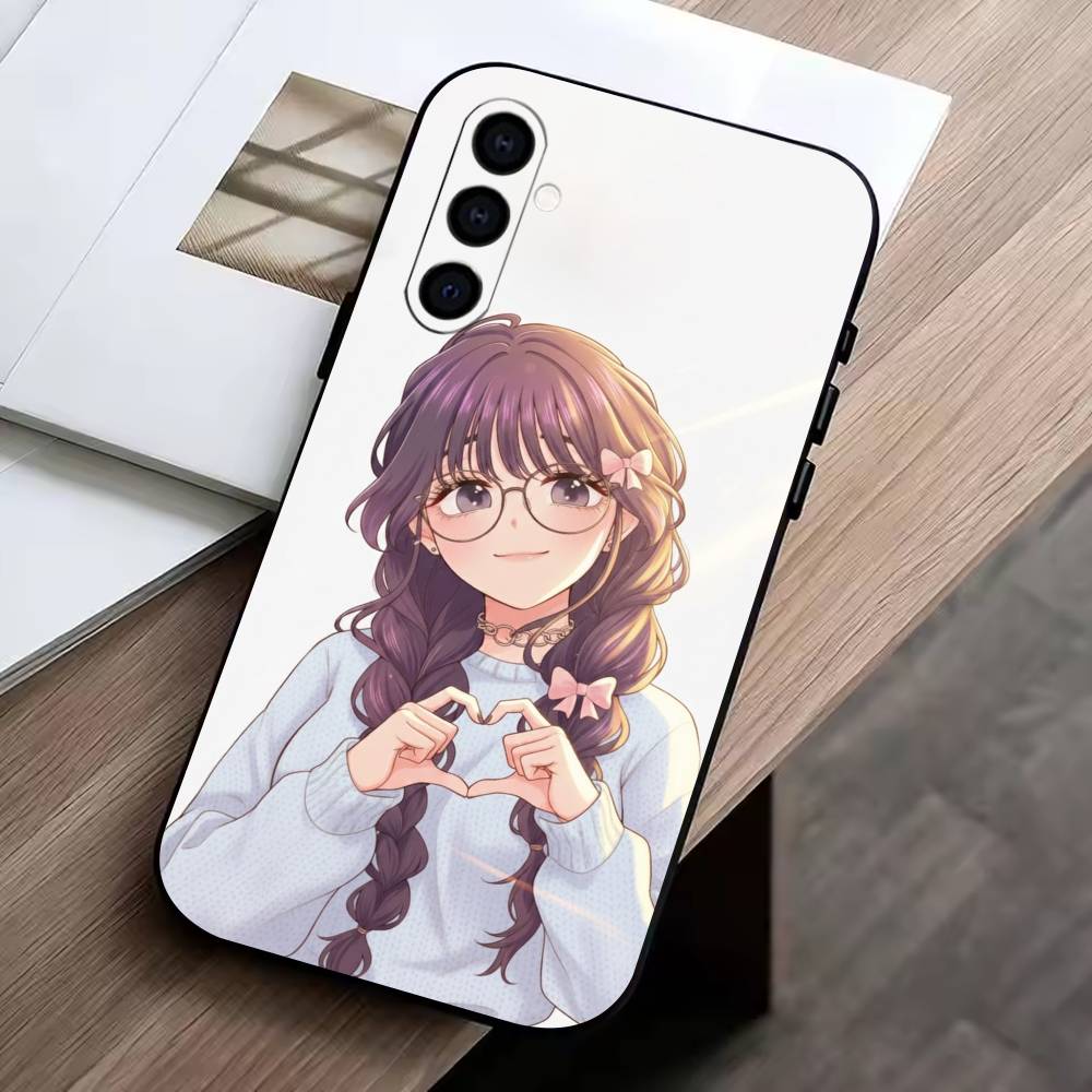 Kaoruko W-Waguri  Phone Case For Samsung Galaxy A73,A72,A71,A70,A53,A52,A51,Others Soft Black Cover