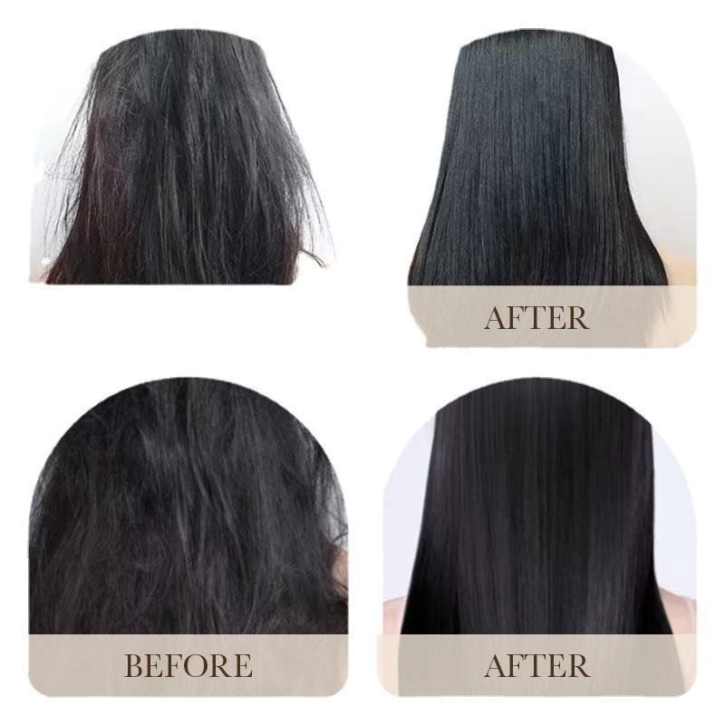 Mască de Păr cu Tărâțe de Orez 500g - Nutriție Profundă pentru Păr Uscat, Despicat și Ondulat, Efect de Catifelare și Netezire, Soluție Naturală pentru Îngrijirea Părului